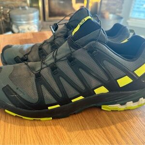 Salomon XA Pro 3D Black and Yellow Athletic Shoes